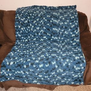 Crocheted blanket